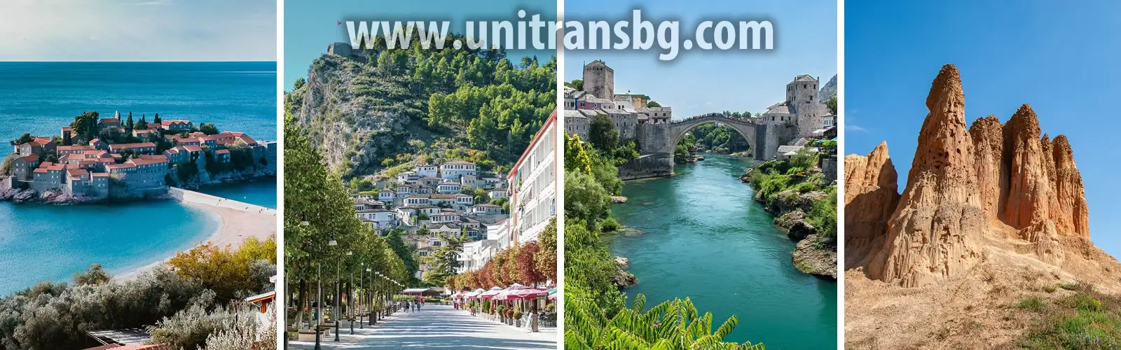 Самостоятелни екскурзии в България и по Балканите. Unitrans предлага транспорт до локации като Албания, Хърватия, Гърция и още. Ние сме тук за да направим вашата екскурзия едно страхотно изживяване.